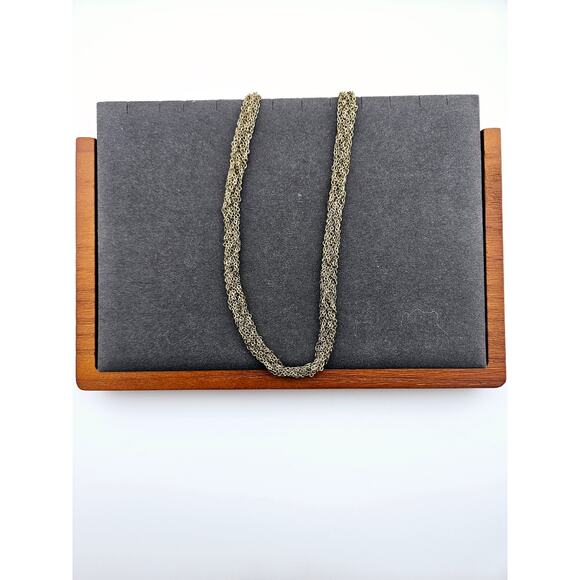 J. Crew Women's Gold Tone Multi Strand Chain Link Rope Necklace 33" Long - Picture 1 of 3